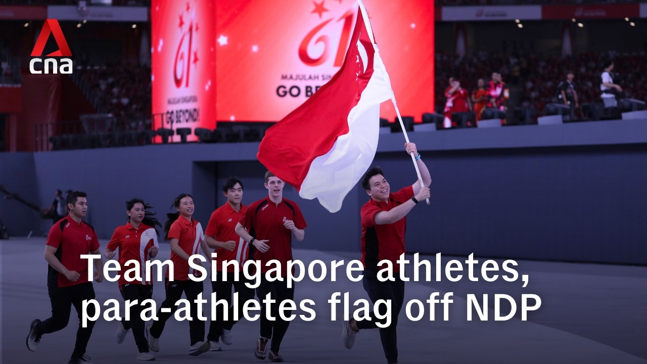 NDP 2026: Team Singapore athletes including Max Maeder, Yip Pin Xiu flag off National Day Parade