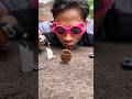 Special indeed, without waiting long the cute millipede arrived and enjoyed the special feast
