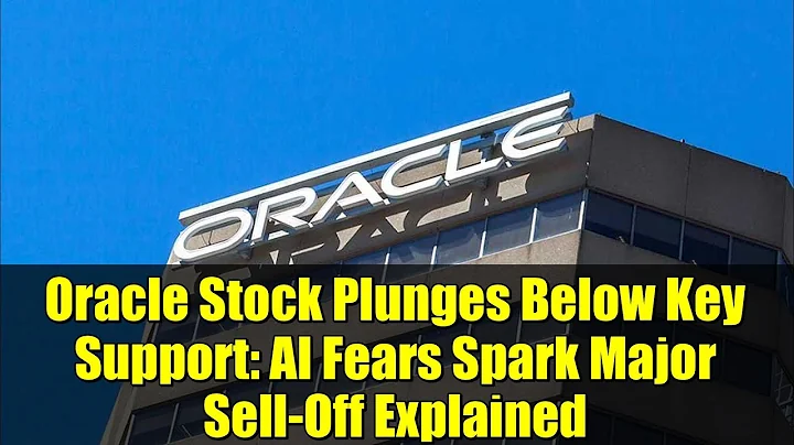 Oracle Stock Plunges Below Key Support: AI Fears Spark Major Sell-Off Explained