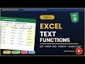 Excel Text Functions LEFT, RIGHT, MID & CONCAT Grade 12 CAT Test 6 SIRANTWI EDUCATION