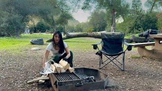Chilly Winter Solo Camping in Southern California