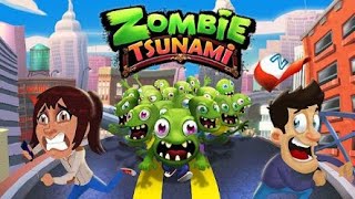Jogando uma partida com o chapéu desbloqueado no jogo Zombie Tsunami (FEZ). screenshot 5