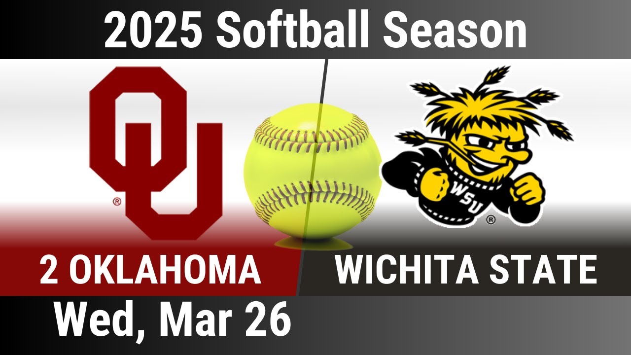 2025 Mar 26 SB #2 Oklahoma OU Sooners vs Wichita State Shockers 2025 Softball Season 20250326