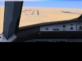 هبوط طائرة الخطوط القطريه الكابتن مؤيد التميمي fsx