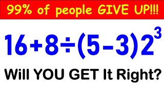 Full ⚠️ Be Careful! This Math Problem Tricks 95% of People! Will You Get It Right Guide
