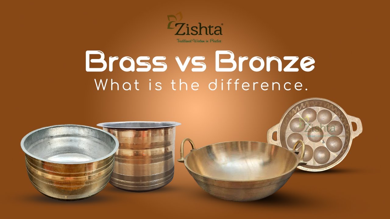 Difference between Brass and Bronze Vessels: 👉 Brass vs Bronze Cookware