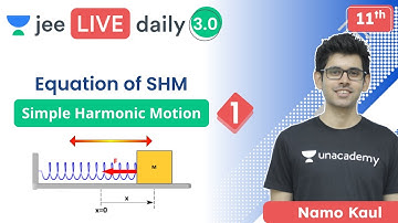 Simple Harmonic Motion L1 | Equation of SHM | #jee2024 #jee2025 #jeephysics #namokaul