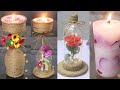 Easy and low cost ! 7 Unique Craft Ideas recycled from Waste Candle !