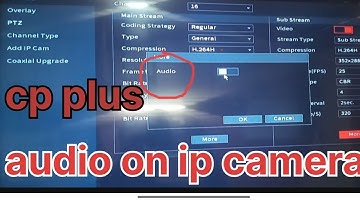 Cp Plus Ip Camera Audio on Kaise Kare//Cp Plus DVR Se Audio on Kaise Kare/ Securitycam World