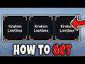 How to GET &amp; OPEN KRAKEN LOOTBOX in SHELLS FULL GUIDE Roblox