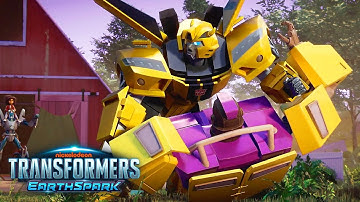Transformers: EarthSpark | NEW SERIES | Bumblebee VS Swindle | Animation | Transformers Official