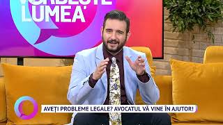 Aveti probleme legale? Avocatul vă vine în ajutor!