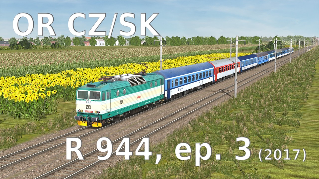 Open Rails CZ/SK | Trať BP | R 944 „Bohumil Hrabal“, ep. 3: Poděbrady - Čelákovice