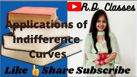 Applications of indifference curves part 1