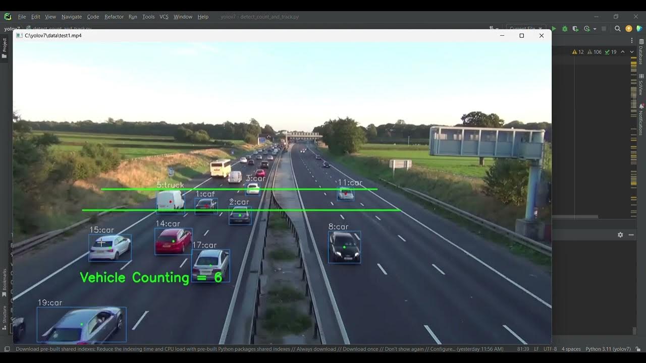 Object Detection and Tracking using YOLOv7 and DeepSort - YouTube