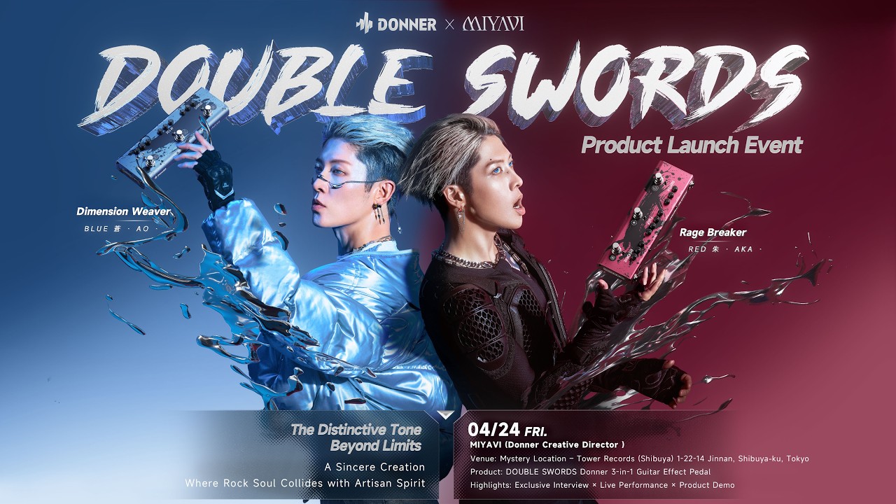 MIYAVI Unleashes the DOUBLE SWORDS - YouTube