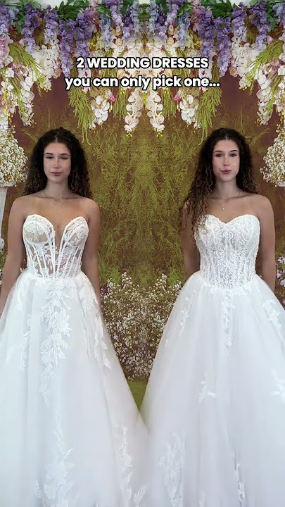 Which wedding dress would you pick if you could only pick one? 💗