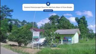 SUASANA PERKAMPUNGAN DUSUN AIR ABIK SUKU MAPUR DI PULAU BANGKA