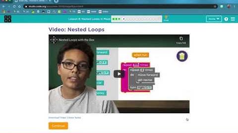 4th Grade Nested Loops in Maze
