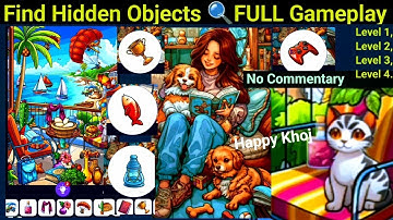 Find Hidden Objects – Full Gameplay Walkthrough (No Commentary | Relaxing Puzzle Game 2025) 🔍