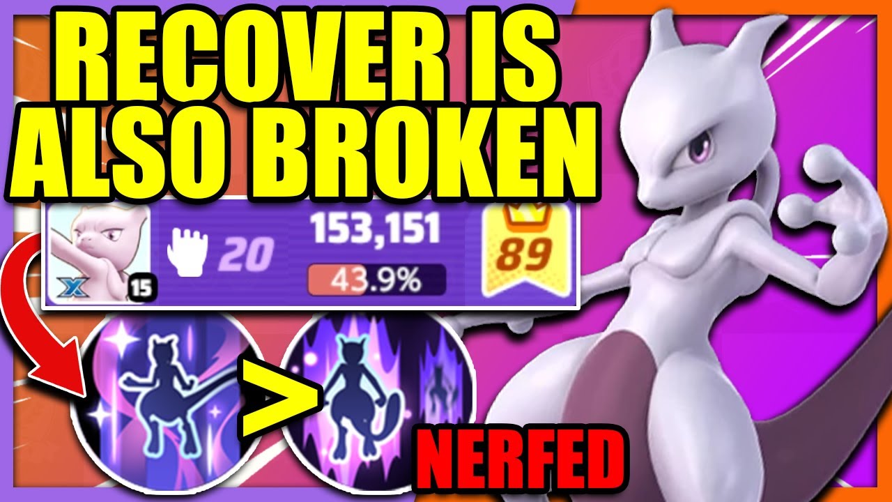 Mewtwo win rate forces Pokemon Unite devs into emergency update - Dexerto