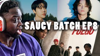 SAUCY BATCH EP8 - THE NEW SIX | DOYOUNG | KIM WOOJIN | REACTION