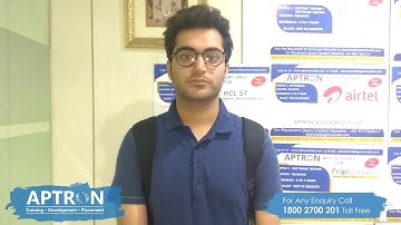 Aditya Tandon from DIT University Dehradun, Placed in iACE as Web Developer by APTRON Solutions