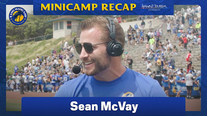 Sean McVay Gives Updates From Maui, Talks Player Development & Drops BIG News About His Family