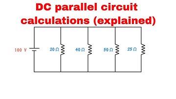 DC parallel circuit calculations