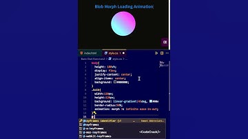Pure CSS Blob Morph Animation | Satisfying Web Design Effect