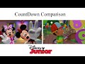 The Disney Junior CountDown Comparison