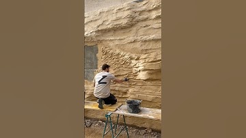 Artificial STONE Process WITH concrete #art #inimitez #artificialstone #concrete #construction