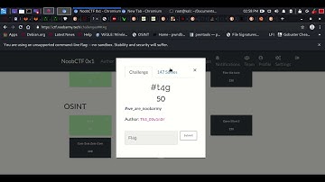 OSINT Challenge: "#t4g" | Noob_Army_CTF 2020