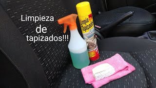 Cómo limpiar tapizados del auto (a mano!). Peugeot 206