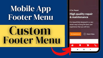 How To Create Mobile App Footer Menu In WordPress | Create Bottom Menu Bar In WordPress Website