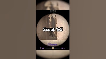 Scout 1v5 #scout #cs2 #ssg08 #1v5 #ace #clips