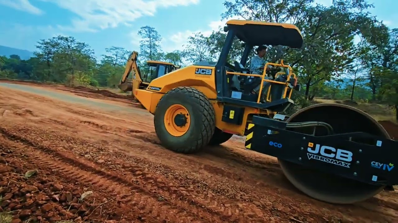 Road Widening Ka Zabardast Kaam | JCB & Roller Se Road Ko Chauda Banaya 