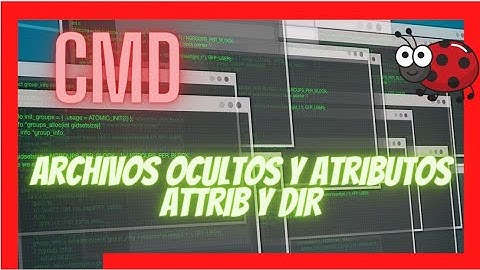 17  CMD   Archivos ocultos y atributos   ATTRIB y DIR