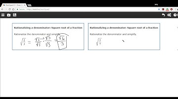 Rationalizing a denominator - square root of a fraction