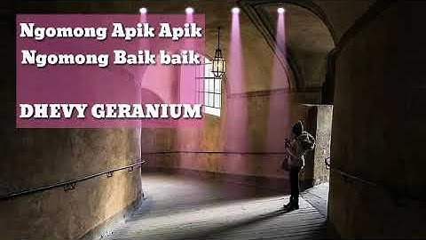 Ngomong Apik Apik versi Reggae plus Lirik Indo||Dhevy Geranium