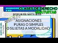 ASIGNACIONES PURAS Y SIMPLES O SUJETAS A MODALIDAD. DERECHO SUCESORIO CHILENO