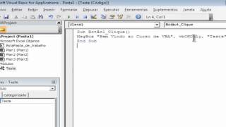 Curso de Visual Basic - Aula 03 - Caixa de Mensagem