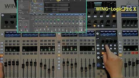 WING, DAW controls explaining with Logic Pro X