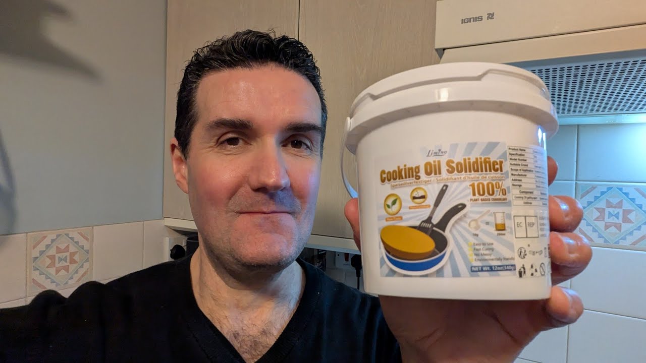 Salidifier Cooking Oil Solidifier - Dispose of your used oil sensibly - YouTube