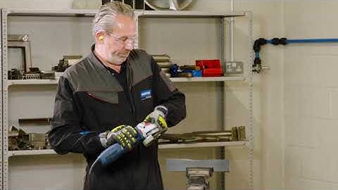 How to grind metal with a grinding wheel and an angle grinder