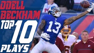 Odell Beckham Jr.'s Top 10 Plays of the 2016 Season | New York Giants | NFL Highlights