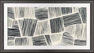 Abstract Line Mosaic, Minimalist Patchwork Wallpaper: Frame TV Art 4K UHD Screensaver