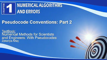 Chapter 1. Pseudocode Conventions, Part 2 of 3.