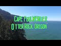 Oregon Coast Cape Foulweather / Drone View