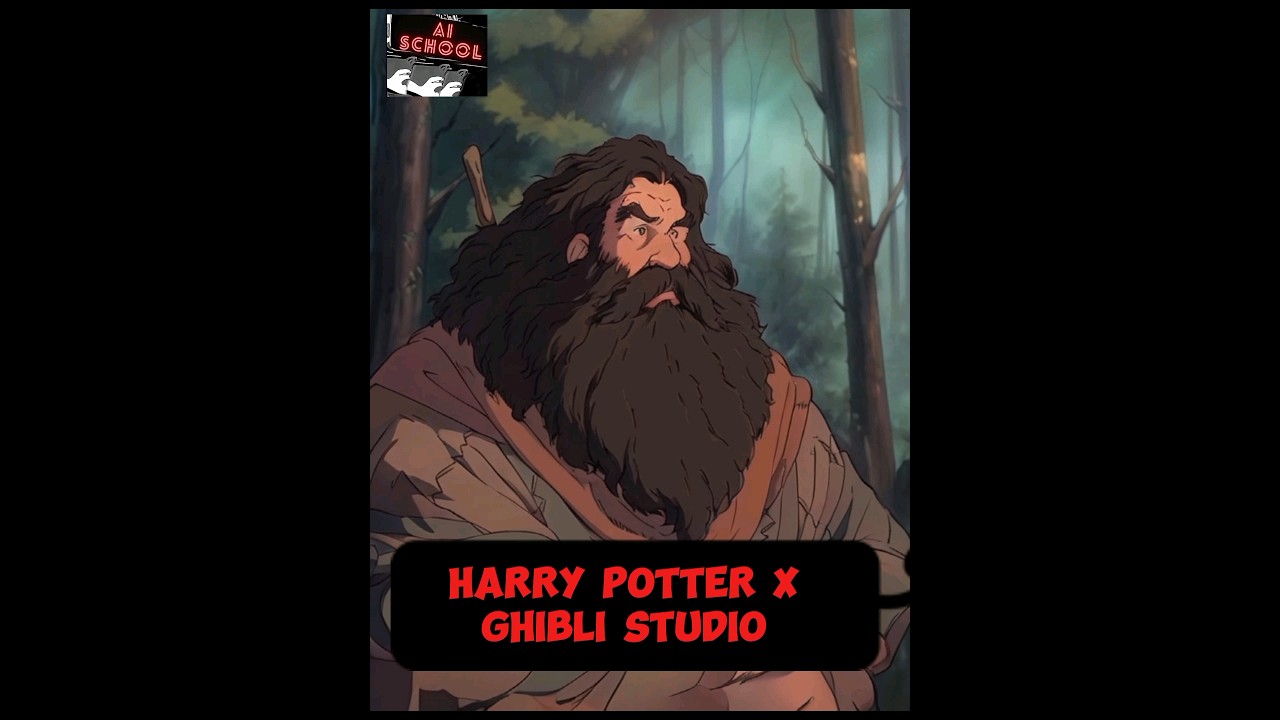 Harry Potter X Studio Ghibli (2) 